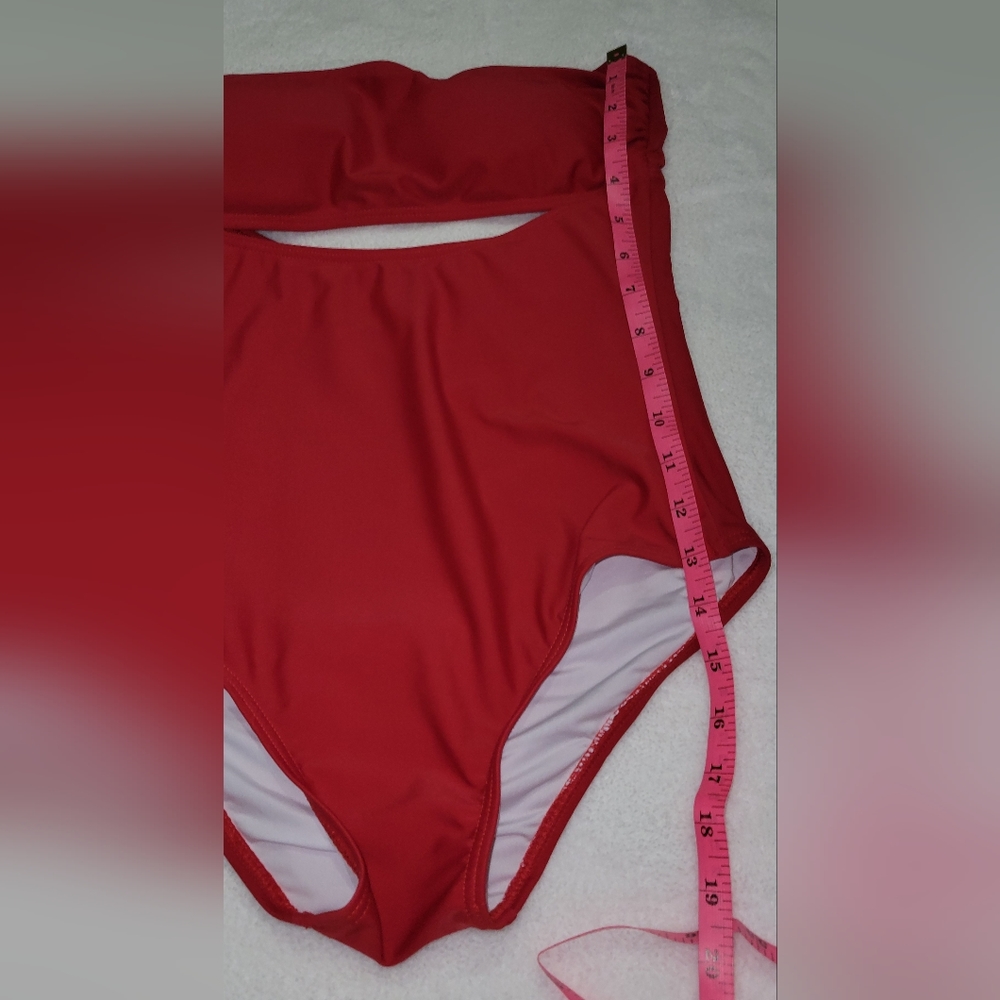 Zeraca Bandeau One Piece Bikini NWT - Picture 8 of 15
